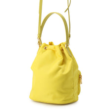 将图像加载到图库查看器中，PRADA Re-Nylon Duet Bucket 2WAY Bag Yellow1BH038 Nylon
