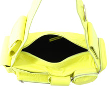 Load image into Gallery viewer, BALENCIAGA Super Busy Shoulder XS Neon Yellow762516 Leather Size XS
