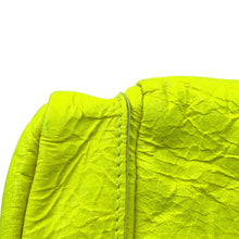 Load image into Gallery viewer, BALENCIAGA Super Busy Shoulder XS Neon Yellow762516 Leather Size XS
