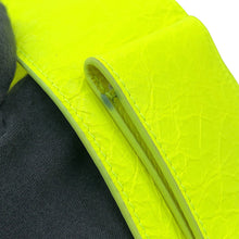 Load image into Gallery viewer, BALENCIAGA Super Busy Shoulder XS Neon Yellow762516 Leather Size XS
