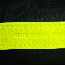 Load image into Gallery viewer, BALENCIAGA Super Busy Shoulder XS Neon Yellow762516 Leather Size XS
