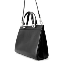 Load image into Gallery viewer, GUCCI Zumi Medium Top Handle Black564714 Leather Size Medium
