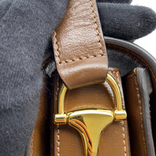 Load image into Gallery viewer, GUCCI Horsebit 1955 Shoulder Bag Beige602204 Leather Size Medium
