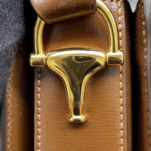 Load image into Gallery viewer, GUCCI Horsebit 1955 Shoulder Bag Beige602204 Leather Size Medium

