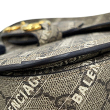 Load image into Gallery viewer, GUCCI GUCCI × BALENCIAGA Hacker Project Horsebit 1955 Shoulder Bag Beige602204 GG SupremeCanvas Size Medium
