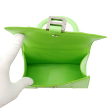 Load image into Gallery viewer, BALENCIAGA Hour glass Neon Green592833 Leather Size XS
