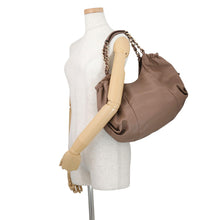 Load image into Gallery viewer, Ferragamo Vala Ribbon ChainShoulder Brown21D191 Leather
