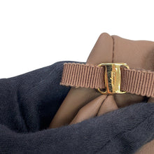 Load image into Gallery viewer, Ferragamo Vala Ribbon ChainShoulder Brown21D191 Leather
