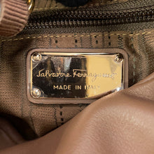 Load image into Gallery viewer, Ferragamo Vala Ribbon ChainShoulder Brown21D191 Leather
