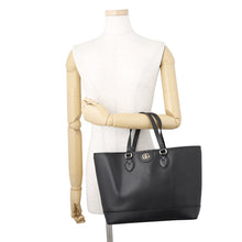 将图像加载到图库查看器中，GUCCI 2WAY tote Black765043 Leather
