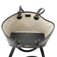 将图像加载到图库查看器中，GUCCI 2WAY tote Black765043 Leather
