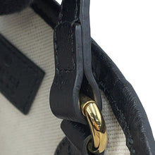 将图像加载到图库查看器中，GUCCI 2WAY tote Black765043 Leather
