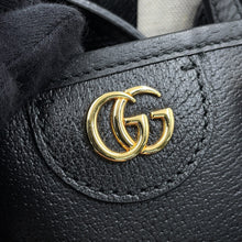 将图像加载到图库查看器中，GUCCI 2WAY tote Black765043 Leather
