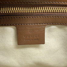 将图像加载到图库查看器中，GUCCI GG Supreme 2WAY tote Beige/Brown659983 GG SupremeCanvas Leather
