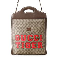 将图像加载到图库查看器中，GUCCI GG Supreme 2WAYBag Beige/Brown688497 GG SupremeCanvas Leather
