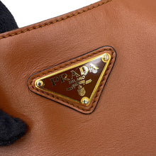 Load image into Gallery viewer, PRADA Arche 2WAY Bag CognacBrown1BC194_ASK_F0XUG_V_OOO Leather Size Small
