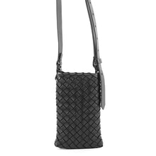 Load image into Gallery viewer, Bottega Veneta Phone holder Black Leather
