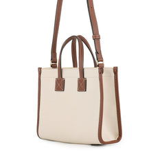 将图像加载到图库查看器中，BURBERRY Freya Tote 2WAY Bag Beige/Tan80441431 Canvas Leather Size Mini
