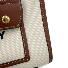 将图像加载到图库查看器中，BURBERRY Freya Tote 2WAY Bag Beige/Tan80441431 Canvas Leather Size Mini
