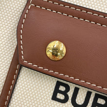 将图像加载到图库查看器中，BURBERRY Freya Tote 2WAY Bag Beige/Tan80441431 Canvas Leather Size Mini

