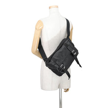 将图像加载到图库查看器中，TOD’S Cross Body Bag BlackXBMTRKC9200SPFB999 Leather Nylon Size Small
