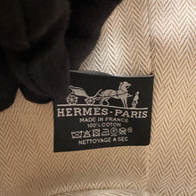 将图像加载到图库查看器中，HERMES Brid a Black Natural Canvas Size PM
