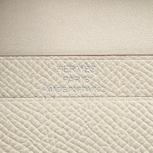 将图像加载到图库查看器中，HERMES Bearn Coin Purse Craie Epsom
