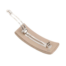 Load image into Gallery viewer, CHANEL Barrette Matelasse BeigeAAB850 Leather
