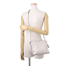 Load image into Gallery viewer, LOEWE Flamenco Clutch Shoulder Bag Soft WhiteA411FC2X17 1950 Leather Size Mini
