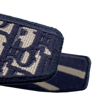 Load image into Gallery viewer, Dior Oblique headband Navy/White Canvas

