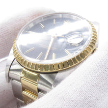 将图像加载到图库查看器中，ROLEX Oyster Perpetual Date Stainless Steel K18YG15233
