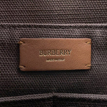 Load image into Gallery viewer, BURBERRY Checkered Zip Tote Archive Beige8129048 PVC Leather Size Small
