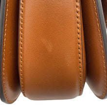 将图像加载到图库查看器中，GUCCI Bamboo 1947 Handbag Brown/Beige735116 GG CrystalCanvas Rhinestone Leather
