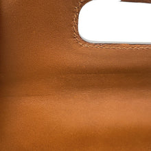 将图像加载到图库查看器中，GUCCI Bamboo 1947 Handbag Brown/Beige735116 GG CrystalCanvas Rhinestone Leather
