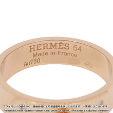 Load image into Gallery viewer, HERMES Kelly Diamond Ring Size PM/54/#14H109041B 00054 18K Pink Gold
