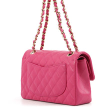 将图像加载到图库查看器中，CHANEL Matelasse W flap Chain Shoulder Bag PinkA01113 Caviar Leather Size 23

