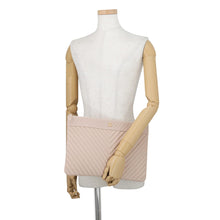Load image into Gallery viewer, CHANEL V Stitch Clutch Bag BeigeA69251 Caviar Leather
