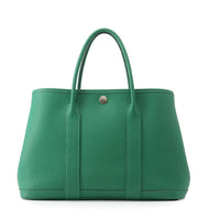 HERMES Garden Party Vert Vertigo Negonda Leather Size TPM