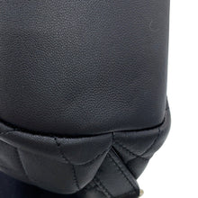 Load image into Gallery viewer, CHANEL Matelasse Coco Studded Drawstring Backpack Black Calf Leather
