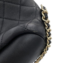 Load image into Gallery viewer, CHANEL Matelasse Coco Studded Drawstring Backpack Black Calf Leather
