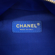 Load image into Gallery viewer, CHANEL Matelasse Backpack BlueAS0004 Caviar Leather
