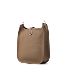 Load image into Gallery viewer, HERMES Evelyne Long Amazon Etoupe/Blue Indigo Taurillon Clemence Size TPM
