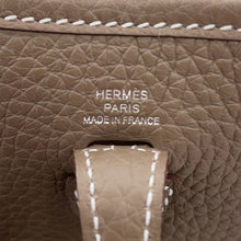 Load image into Gallery viewer, HERMES Evelyne Long Amazon Etoupe/Blue Indigo Taurillon Clemence Size TPM
