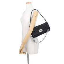 Load image into Gallery viewer, MIUMIU Nappa Crystal Shoulder Bag BlackRP0233 Nappa Leather
