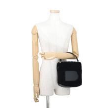 将图像加载到图库查看器中，Delvaux Bread Bucket Teddy BlackAA0607BPZ099ZDO Shearling Leather Size Mini
