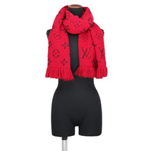 Load image into Gallery viewer, LOUIS VUITTON Echarpe / Logo Mania RubyM72432 Wool94% Silk6%

