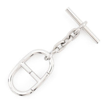 Load image into Gallery viewer, HERMES Keychain Silver Metal

