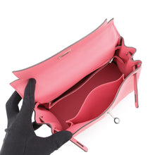 将图像加载到图库查看器中，HERMES Kelly Retourne Rose Azalee Swift Leather Size 25
