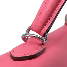 将图像加载到图库查看器中，HERMES Kelly Retourne Rose Azalee Swift Leather Size 25
