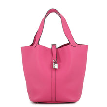 Load image into Gallery viewer, HERMES Picotin Lock Rose Shocking Taurillon Clemence Size MM
